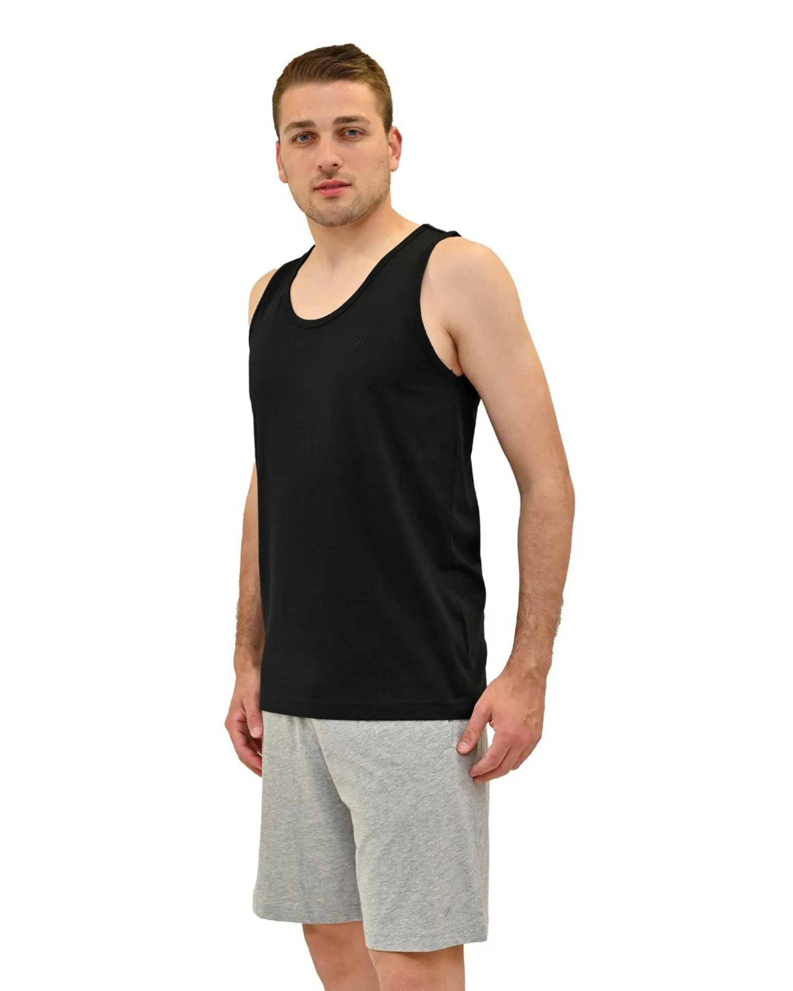 KEY UP - CANOTTA UOMO NERA BASIC -2JB27/0002