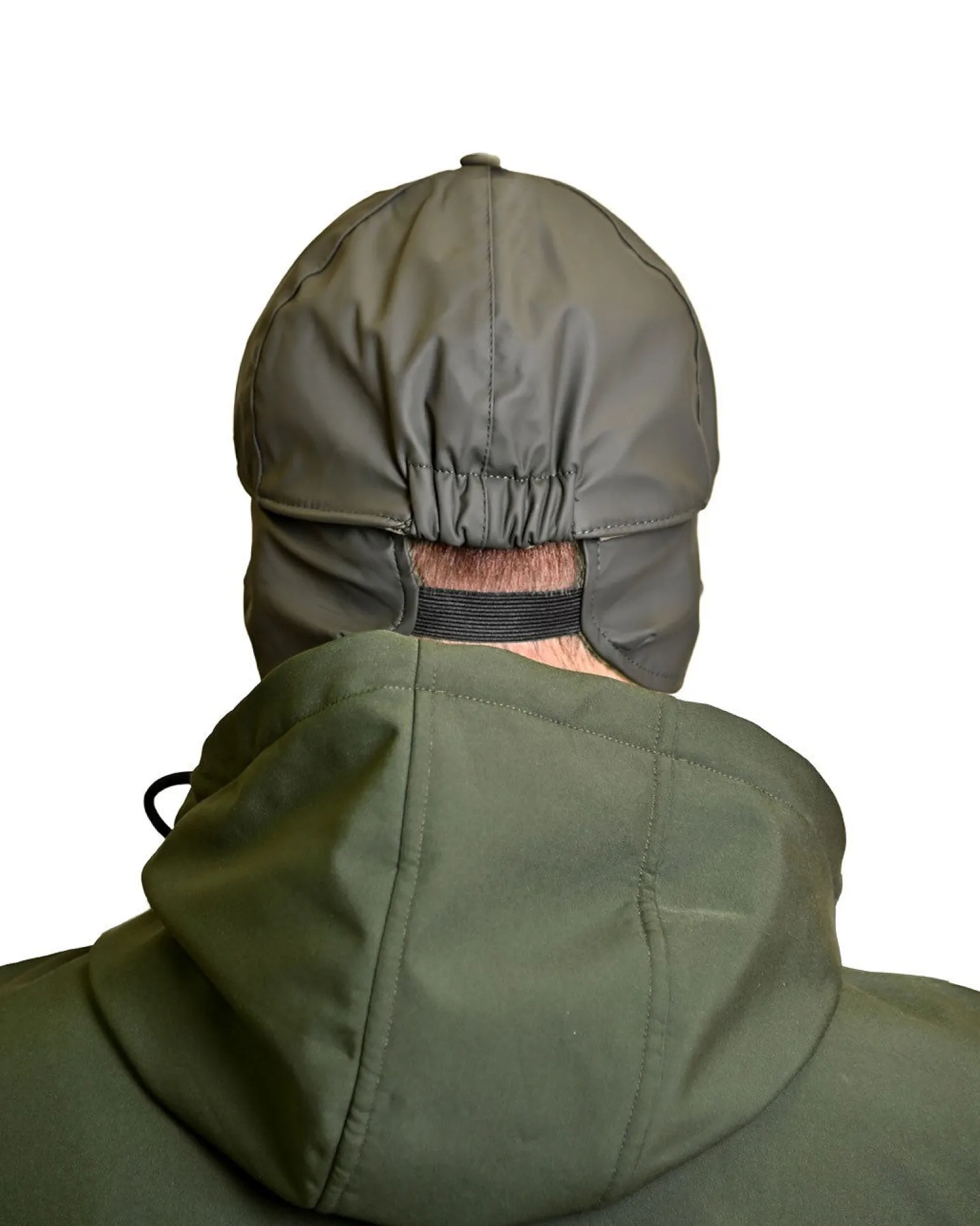 KEY UP - CAPPELLO INVERNALE VERDE DA UOMO IMPERMEABILE E ANTIVENTO CON PARAORECCHIE