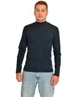 KEY UP - MAGLIA LUPETTO BLU DA UOMO STANDARD OEKO TEX