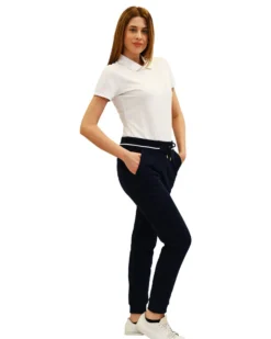 KEY UP - PANTALONE TUTA BLU DA DONNA