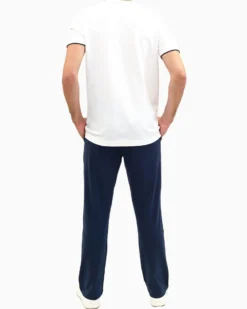 KEY UP - PANTALONE UOMO BLU IN JERSEY FONDO DRITTO - 2JB77/1245