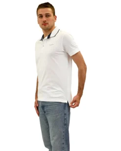 KEY UP - POLO MEZZA MANICA UOMO BIANCA - 2R521/0001
