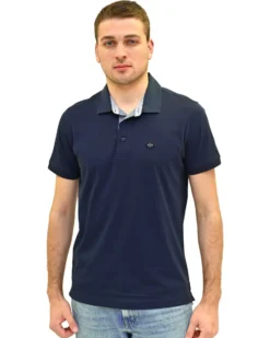 KEY UP - POLO MEZZA MANICA UOMO BLU - 2R522/1245