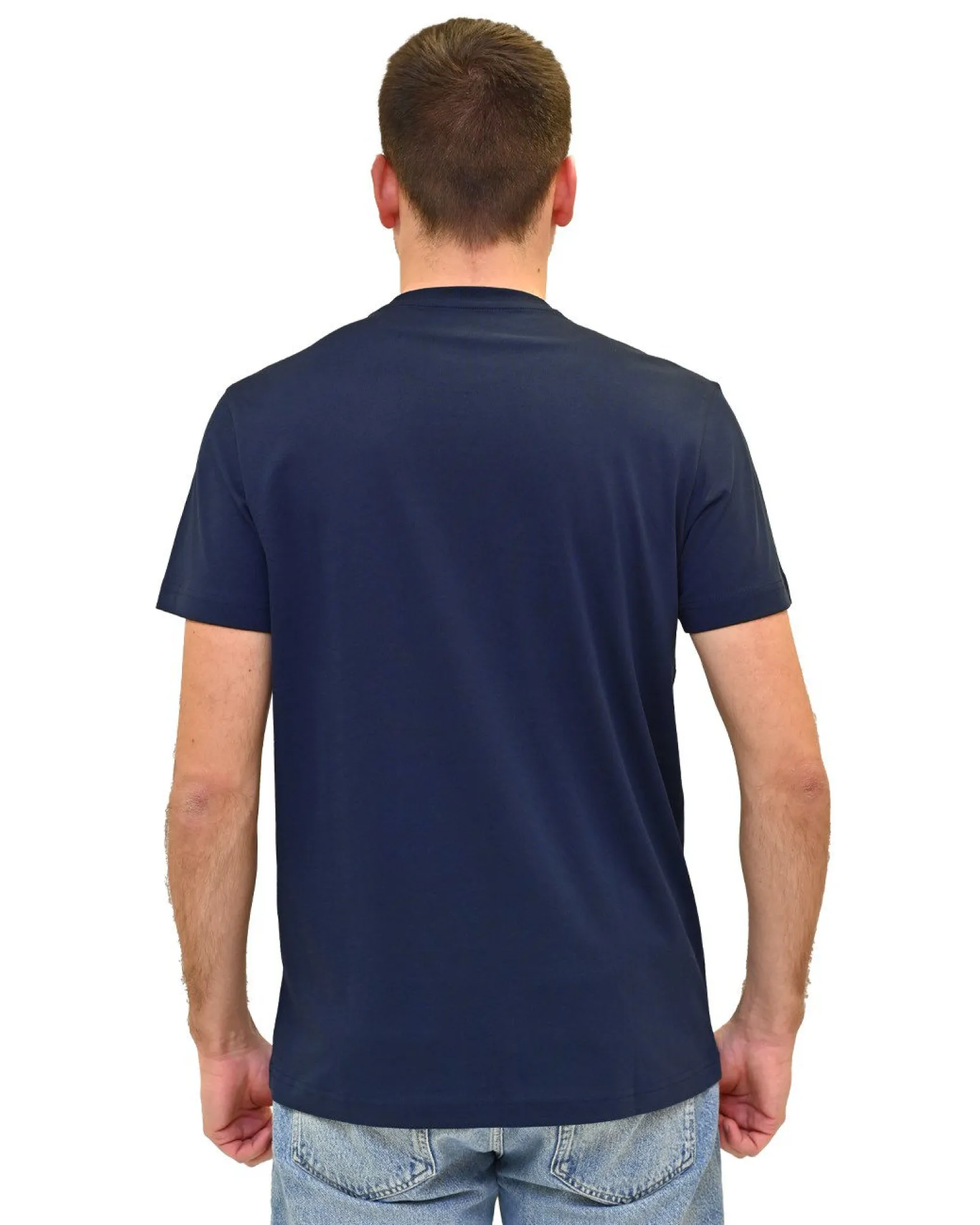 KEY UP - T-SHIRT MEZZA MANICA UOMO BLU - 2S571/1245