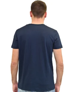 KEY UP - T-SHIRT MEZZA MANICA UOMO BLU SERAFINO - 2S156/1245