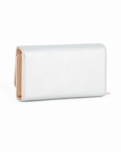LANCETTI - Portafoglio argento con patta