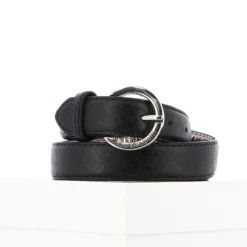 LAURA BIAGIOTTI - Cinta Black loggata con fibbia