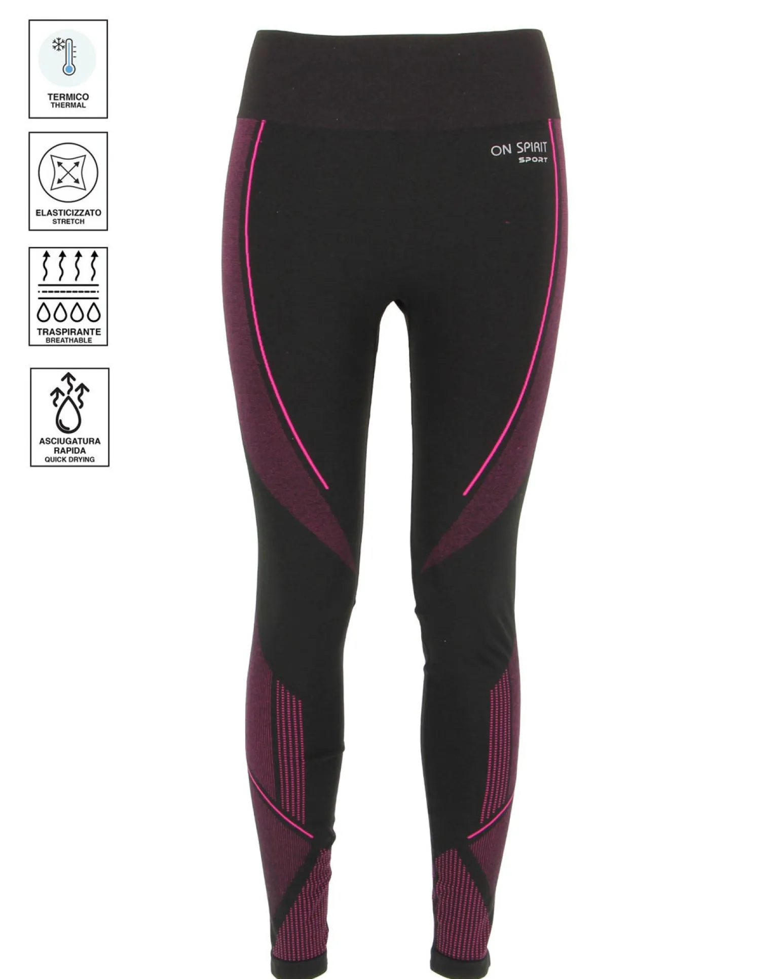 LEGGINGS INTIMO TERMICO ORIETTA BLACK
