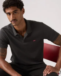 LEVI'S - POLO MEZZA MANICA LM RT KNIT GRIGIA  DA UOMO, 35883_0352