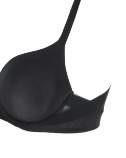 LORMAR - REGGISESNO NERO A BALCONCINO IMBOTTITO CON SCOLLATURA SCHIENA