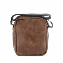 LOTTO - Borsello effetto vintage con tasca zip frontale