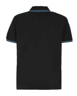 LOTTO - POLO MEZZA MANICA UOMO GRIGIA CON RIGHINO GRIGIO E BLU CLASSICA  - 219238/D7C