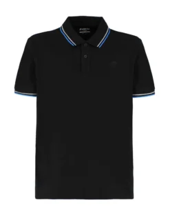 LOTTO - POLO MEZZA MANICA UOMO GRIGIA CON RIGHINO GRIGIO E BLU CLASSICA - 219238/D7C