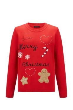 MAGLIA MANICA LUNGA NATALE