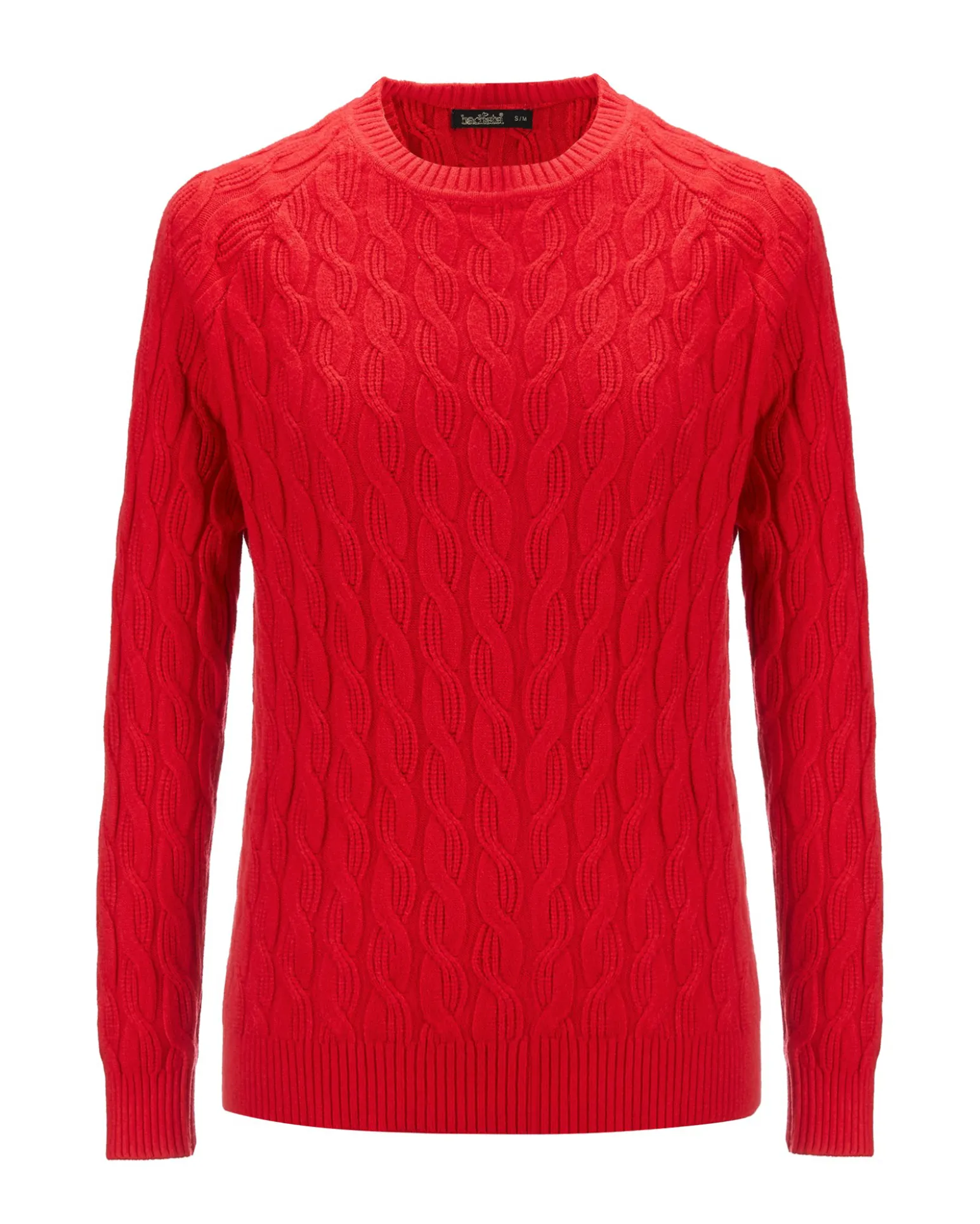 MAGLIA MANICA LUNGA TRECCIA F7