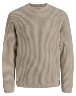 MAGLIA ML EDOVER KNIT CREW MOONBEAM