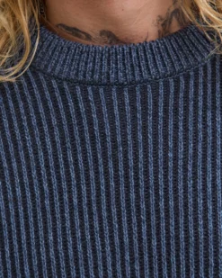MAGLIA ML EDOVER KNIT CREW SKY CAPTAIN