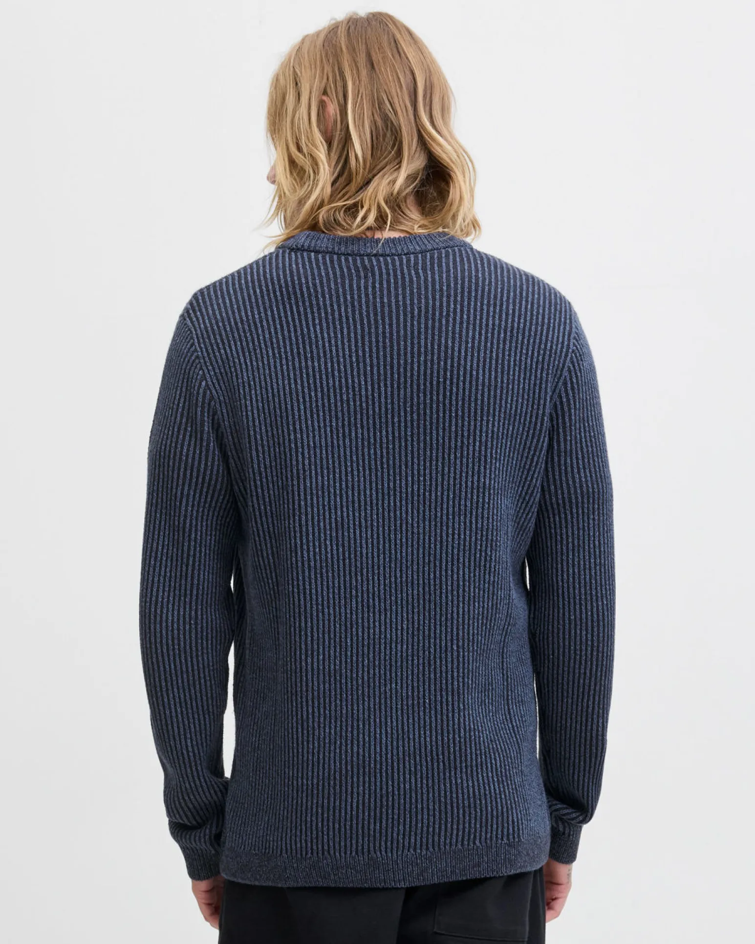 MAGLIA ML EDOVER KNIT CREW SKY CAPTAIN