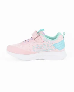 MELANIA - Sneakers rosa da bambina con strappo, numerata 31/36