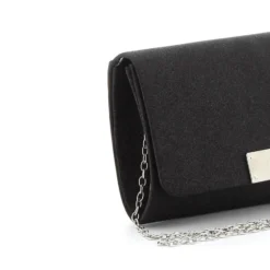 MISS GLOBO- Mini bag gitterata con placca metallo a chiusura