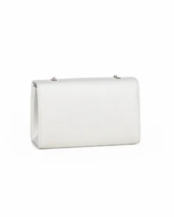 MISS GLOBO - Pochette con patta argento e chiusura a girello