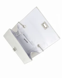 MISS GLOBO - Pochette con patta argento e chiusura a girello