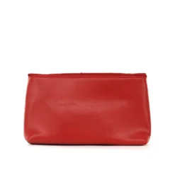 MISS GLOBO- Pochette multimateriale con bordo metallico su patta