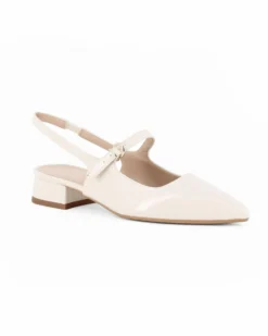 MISS GLOBO - Slingback color burro naplak con cinturino superiore, tacco 2,5CM - MADE IN ITALY