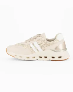 MISS GLOBO - Sneakers beige con lacci