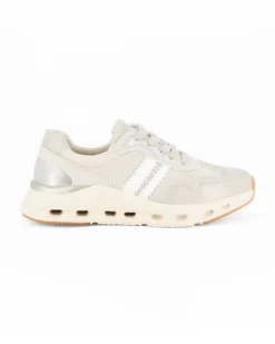 MISS GLOBO - Sneakers beige con lacci