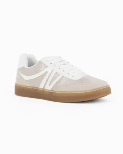 MISS GLOBO - Sneakers oro con lacci
