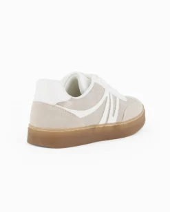 MISS GLOBO - Sneakers oro con lacci