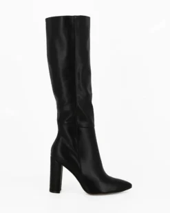 MISS GLOBO - Stivale nero a punta con zip laterale, tacco 9,5CM