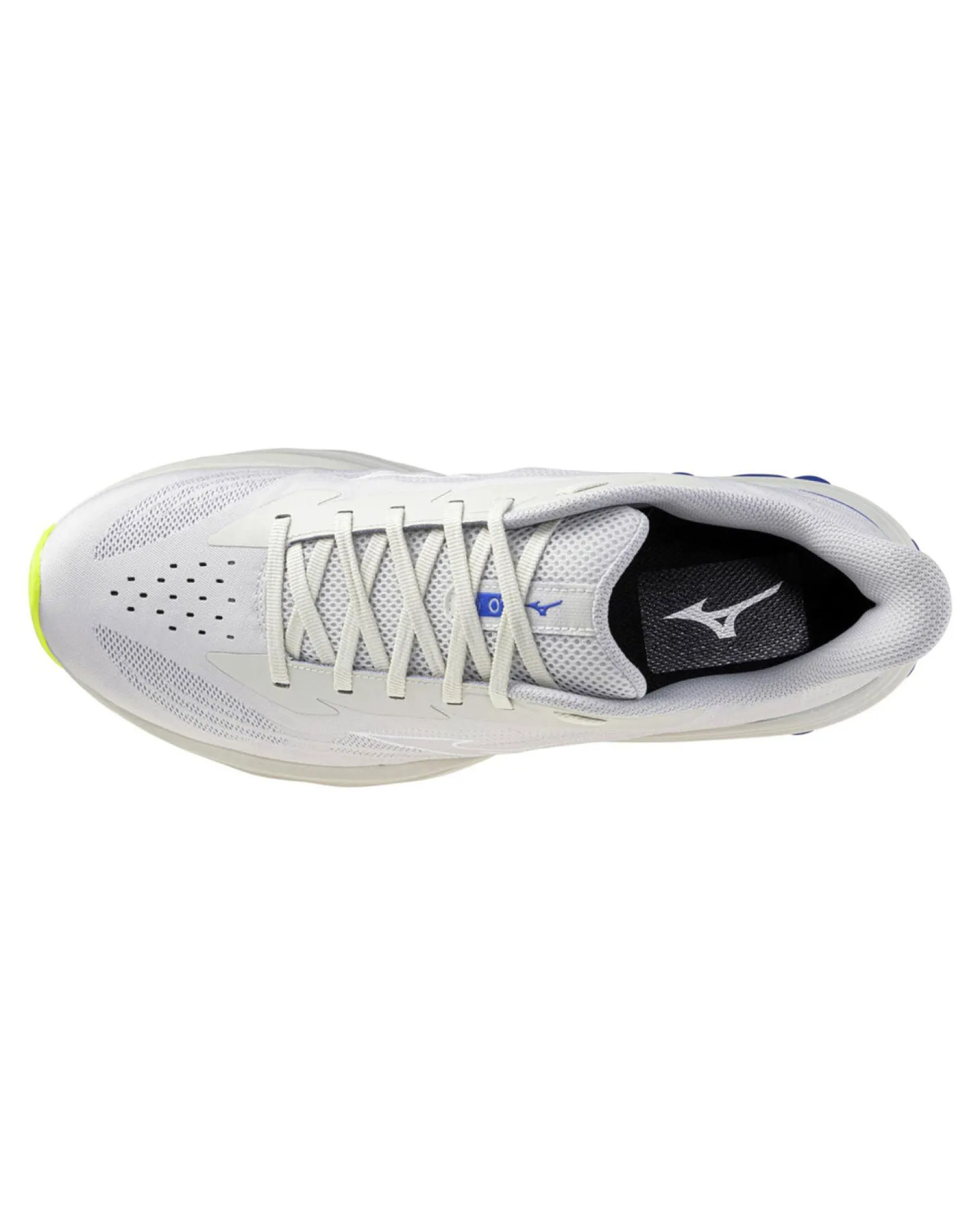 MIZUNO - SCARPA DA RUNNING WAVE SYRISE 7 GRIGIA CON DETTAGLI BLU E GIALLO FLUO DA UOMO, J1GC2609_02