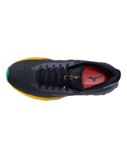 MIZUNO - SNEAKERS WAVE SKYRISE 6 BLU CON DETTAGLI GIALLI E CELESTI DA UOMO,  J1GC2509_51