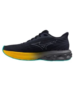 MIZUNO - SNEAKERS WAVE SKYRISE 6 BLU CON DETTAGLI GIALLI E CELESTI DA UOMO,  J1GC2509_51