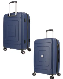 MODO BY RONCATO - TROLLEY ABS BLU 4 RUOTE CON COMBINAZIONE TSA