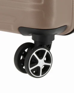 MODO BY RONCATO - TROLLEY ABS CHAMPAGNE 4 RUOTE CON COMBINAZIONE TSA