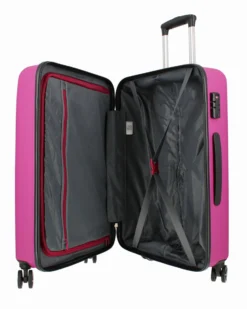 MODO BY RONCATO - TROLLEY ABS MAGENTA 4 RUOTE CON COMBINAZIONE TSA
