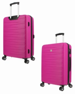 MODO BY RONCATO - TROLLEY ABS MAGENTA 4 RUOTE CON COMBINAZIONE TSA
