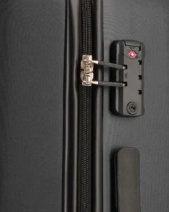MODO BY RONCATO - TROLLEY ABS NERO 4 RUOTE CON COMBINAZIONE TSA