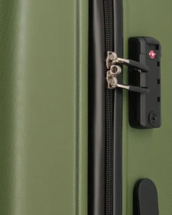 MODO BY RONCATO - TROLLEY ABS VERDE MILITARE 4 RUOTE CON COMBINAZIONE TSA