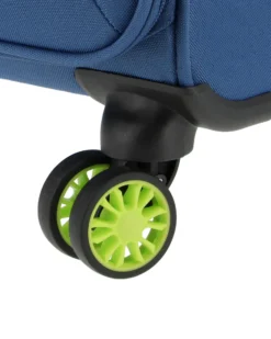 MODO BY RONCATO - TROLLEY BLU IN TESSUTO CON LUCCHETTO TSA