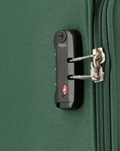 MODO BY RONCATO - TROLLEY VERDE IN TESSUTO CON LUCCHETTO TSA