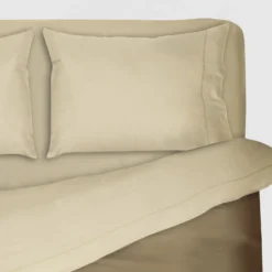 MORFEO - LENZUOLA COPPIA MORFEO 2 PIAZZE TINTA UNITA BEIGE