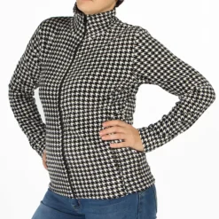 M/PILE C/TASCHE PIEDIPULL BLACK-WHITE