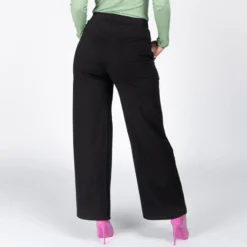 MY JEWELS - DONNA PANTALONE PALAZZO NERO
