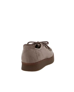MY JEWELS - Mocassino beige scamosciato con lacci