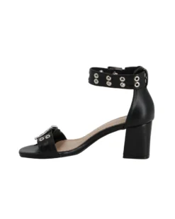 MY JEWELS - Sandalo nero con doppia fibbia, tacco 6CM