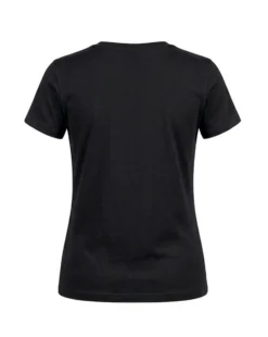 MY JEWELS - Tshirt mezza manica con scollo a V BAMBOO nera
